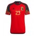 Fotbalové Dres Belgie Michy Batshuayi #23 Domácí MS 2022 Krátký Rukáv